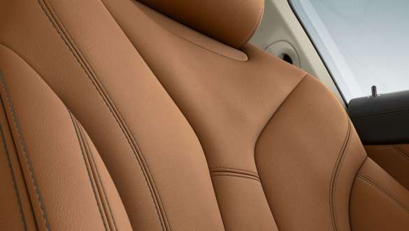 BMW Individual extended leather trim 'Merino' Cognac. BMW 8 Series Coupé, focus seat, BMW Individual extended leather trim 'Merino' Cognac.