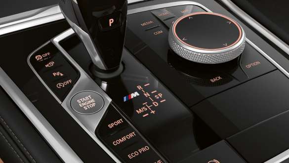 Centre console, Steptronic sport transmission. BMW 8 Series Coupé, focus centre console, Steptronic sport transmission.