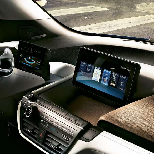 BMW i3 2018 interior BMW i3 I01 2018 interior Control Display