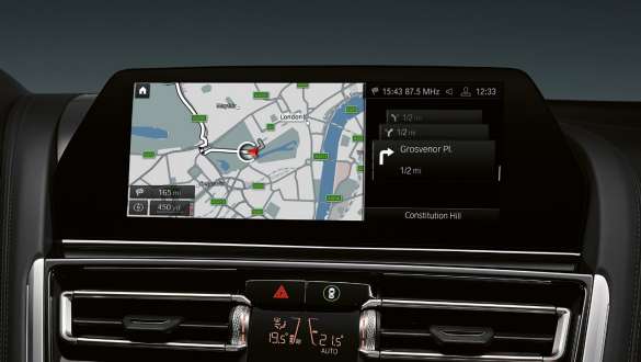 BMW Live Cockpit Professional. BMW 8 Series Convertible M Automobiles with BMW Live Cockpit Professional.
