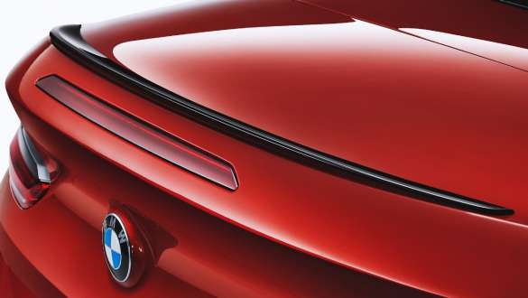 M rear spoiler in black. BMW M8 Competition Cabriolet. with M rear spoiler in black.