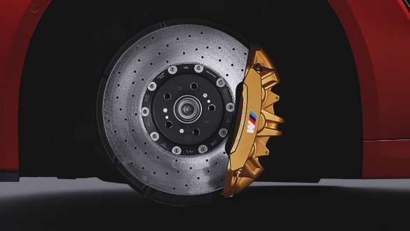 M Carbon ceramic brake. BMW M8 Competition Convertible with M Carbon ceramic brake.