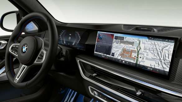 BMW iDrive BMW X7 M60i xDrive G07 LCI BMW iDrive MMW X7 M60i xDrive G07 LCI cockpit