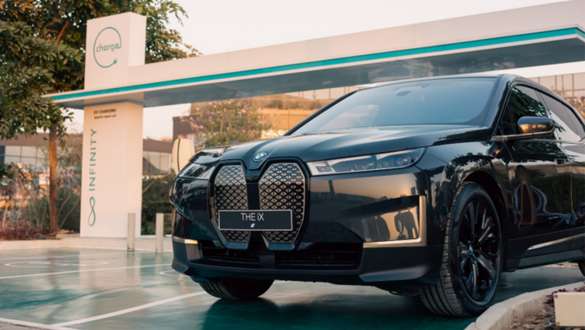 BMW cars at IONITY high-power charging station