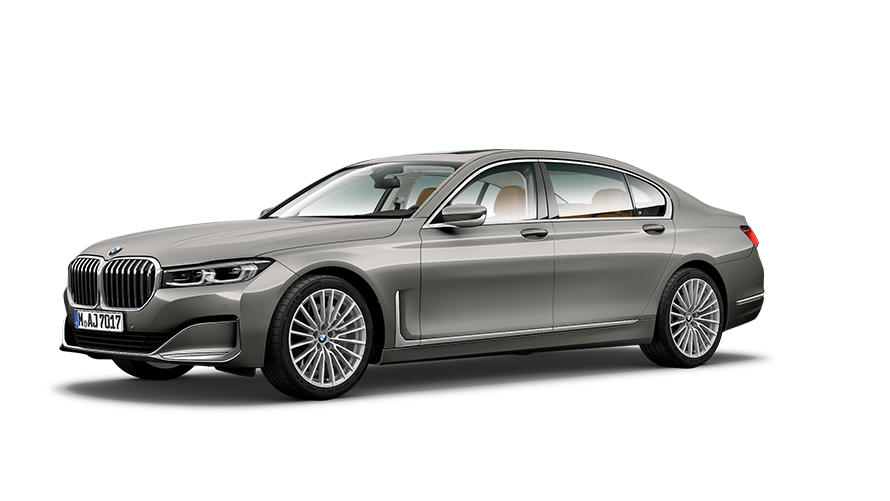 BMW 7 Series Sedan (G12) Three-quarter front view, standing BMW 7 Series Sedan (G12) Three-quarter front view, standing