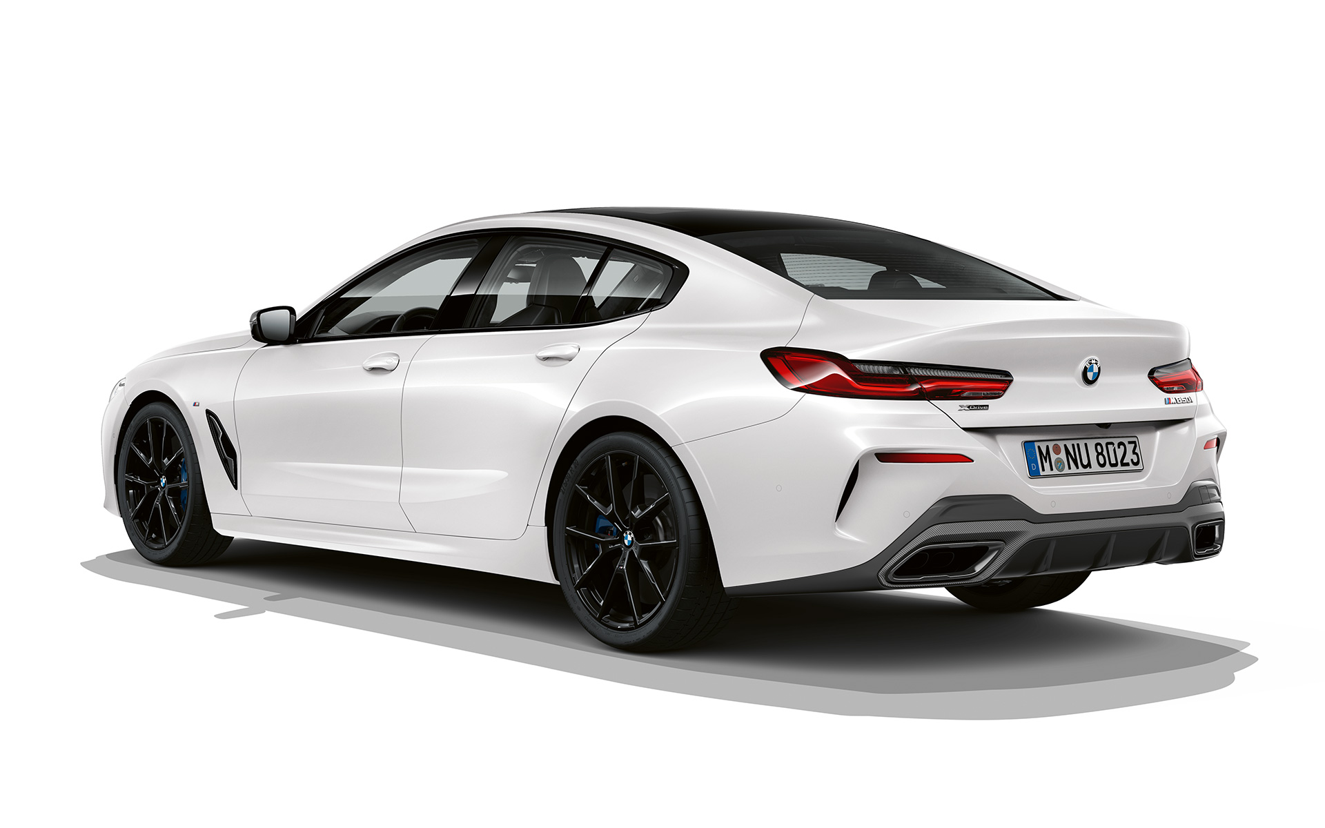Pure Contrast three quarter rear shot BMW 8 Series Gran Coupé, Pure Contrast three quarter rear shot