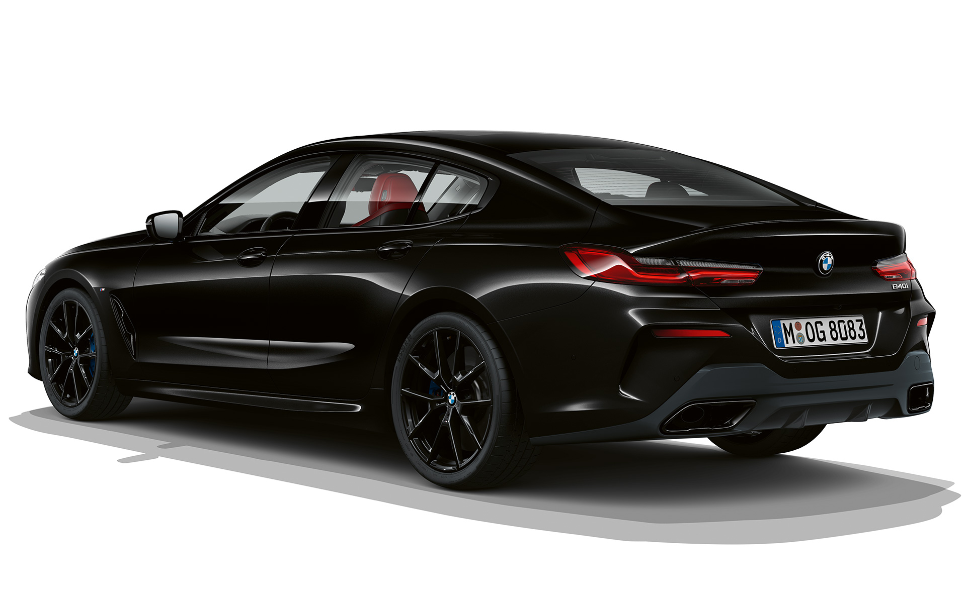 Dark Seduction three quarter rear shot BMW 8 Series Gran Coupé, Dark Seduction three quarter rear shot