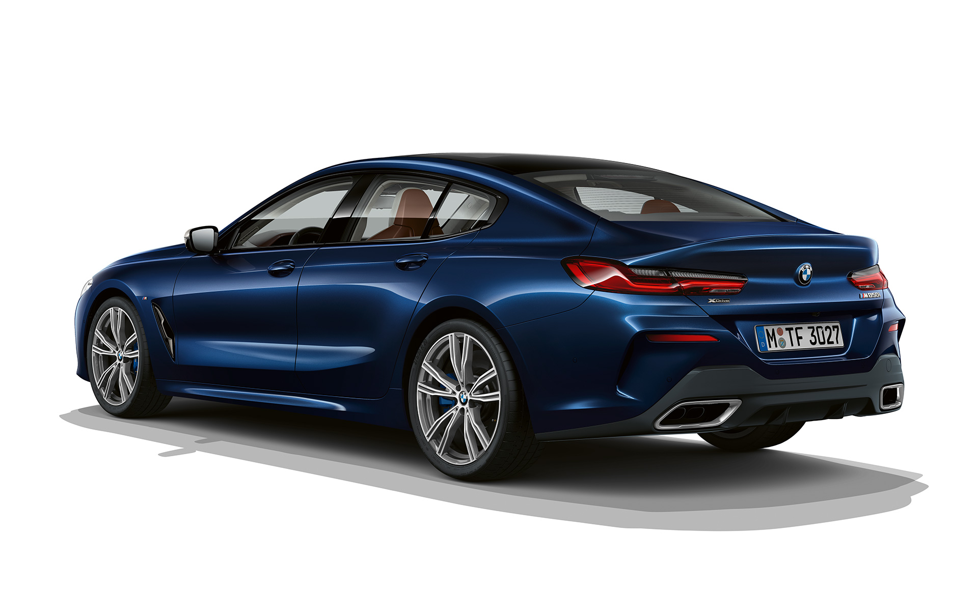 Individual Sophistication three quarter rear shot BMW 8 Series Gran Coupé, Individual Sophistication three quarter rear shot