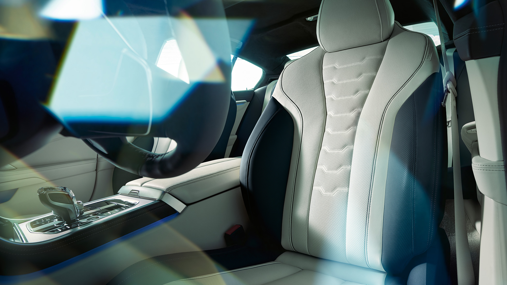 Interior design upholstery BMW 8 Series Gran Coupé, Interior design upholstery