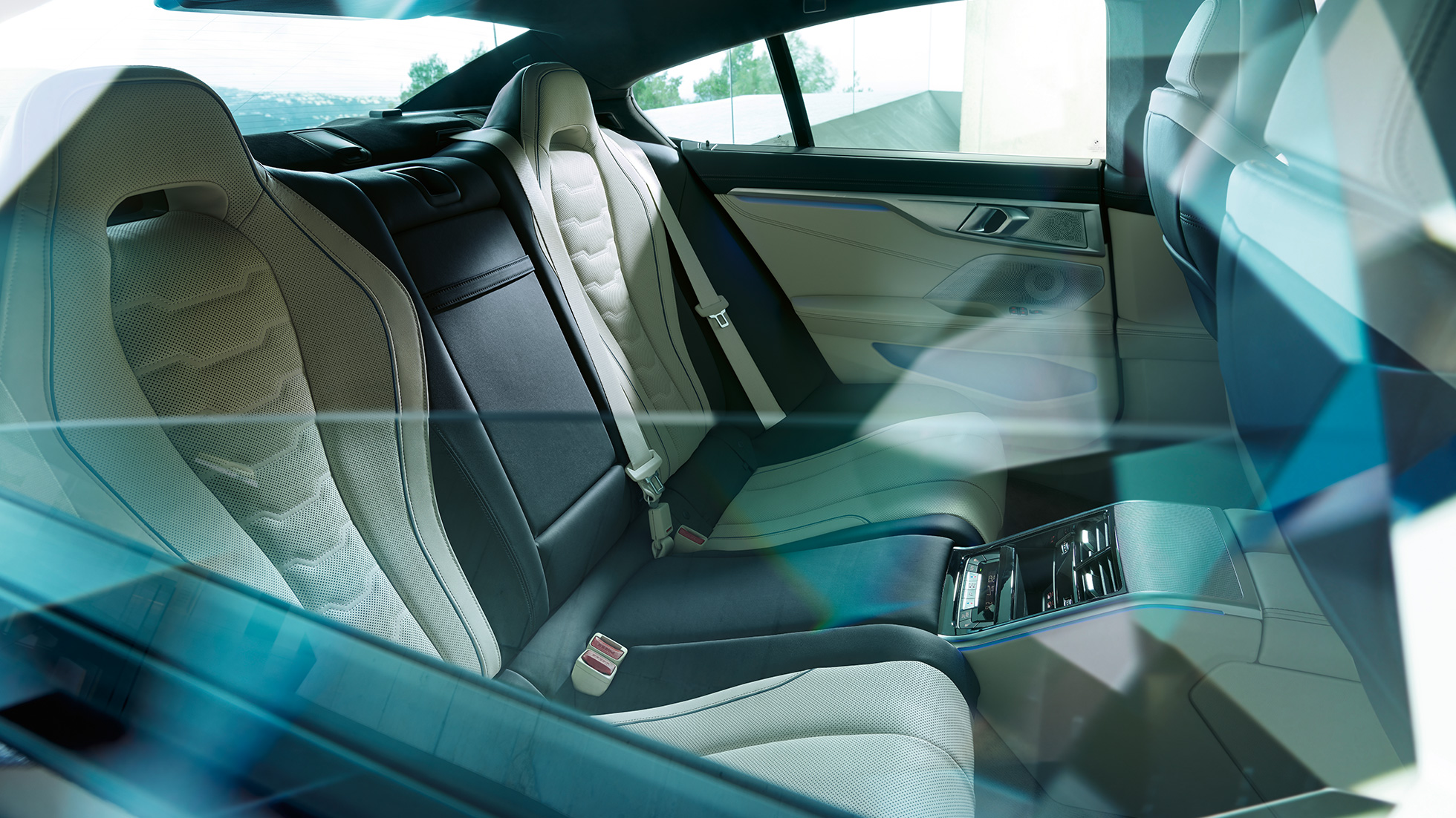 Interior design rear BMW 8 Series Gran Coupé, interior design rear