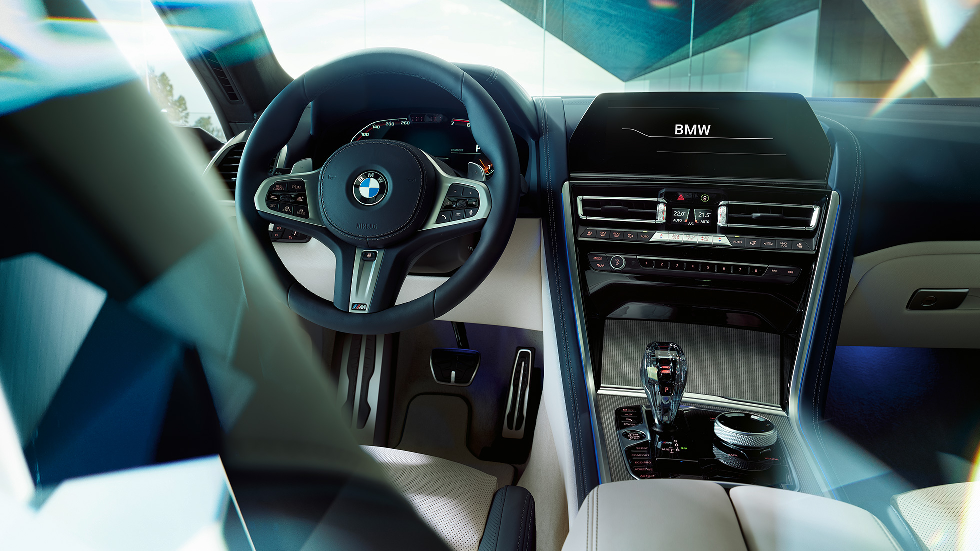 Interior design cockpit BMW 8 Series Gran Coupé, interior design cockpit
