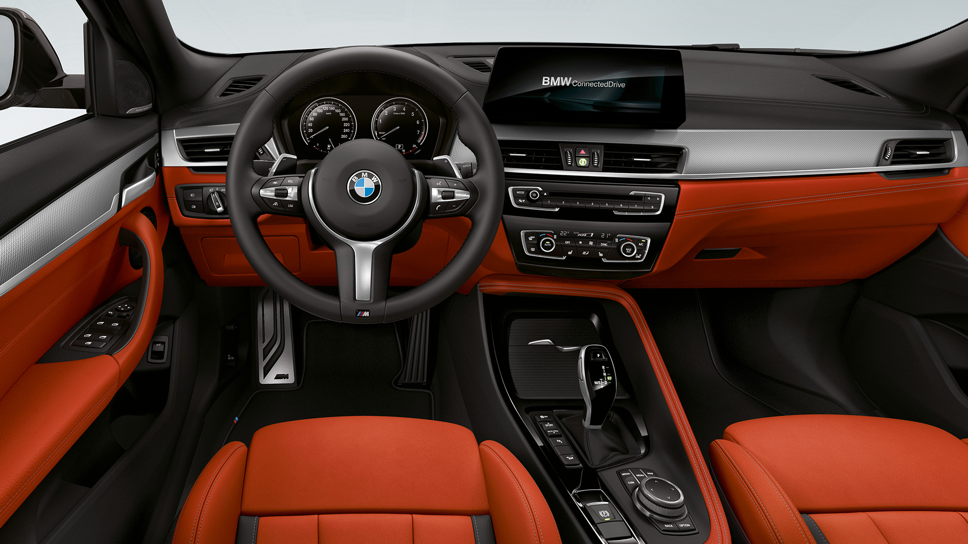 M Leather steering BMW X2 M35i M leather steering BMW X2 M35i F39 interior