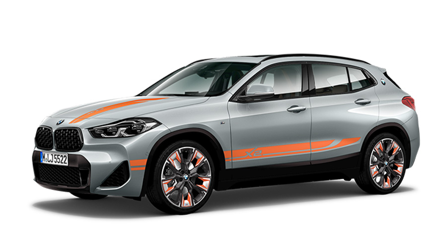 BMW X Series BMW X2 F39 three-quarter side view BMW X Series BMW X2 F39 three-quarter side view