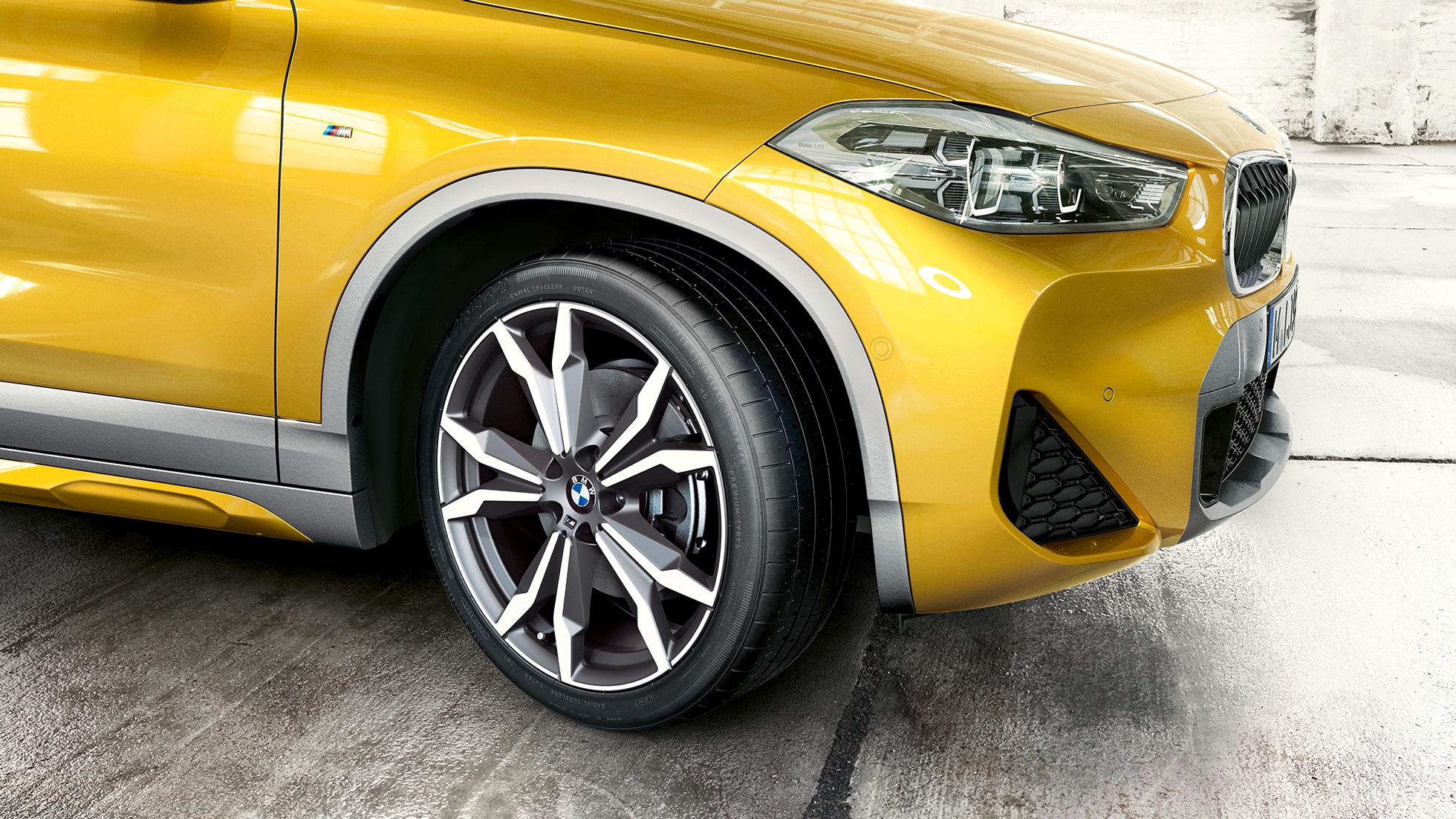 Light alloy wheels BMW X2 2018 F39 BMW X2 2018 F39 Galvanic Gold metallic light alloy wheels