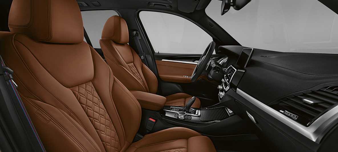 BMW X3, BMW Individual extendedfine-grain 'Merino' leather in Tartufo BMW X3, BMW Individual extendedfine-grain 'Merino' leather in Tartufo