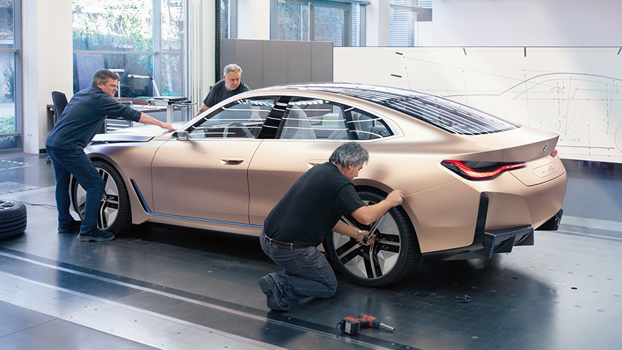 BMW Concept i4 2020 G26 Electric car fully electric BMW Gran Coupé picture 4